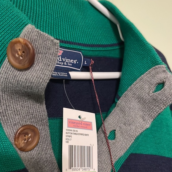 NWT Vineyard Vines Striped Sweater - Picture 4 of 6